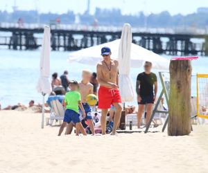 Marcin Moreczk jak  Adonis w Sopocie