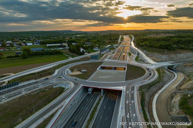 Tunel w Zielonkach na północnej obwodnicy Krakowa