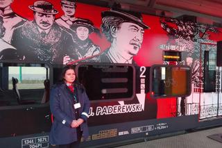 Tak wygląda specjalny pociąg Kolei Wielkopolskich z okazji 105. rocznicy wybuchu Powstania Wielkopolskiego