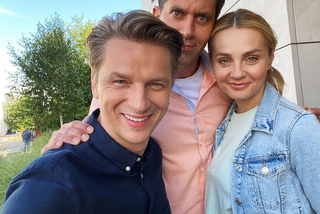 Przyjaciółki po wakacjach 2022: Robert (Krzysztof Wieszczek), Andrzej (Adam Adamonis), Inga (Małgorzata Socha)
