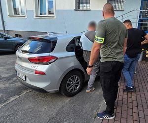 Wypadek quada w Myszkowie
