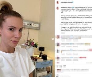  Izabela Janachowska ze szpitala prosto do pracy