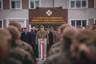 Ceremonia przekazania dowodzenia 2 Lubelską Brygadą OT