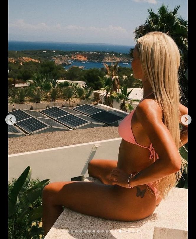 Alisha Lehmann na Ibizie
