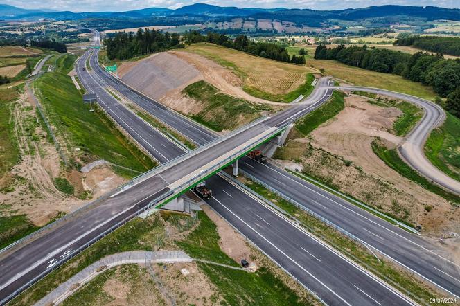 Tak wygląda 16-km odcinek S3 Bolków - Kamienna Góra