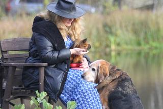 Katarzyna Piekarska spędza czas na Mazurach