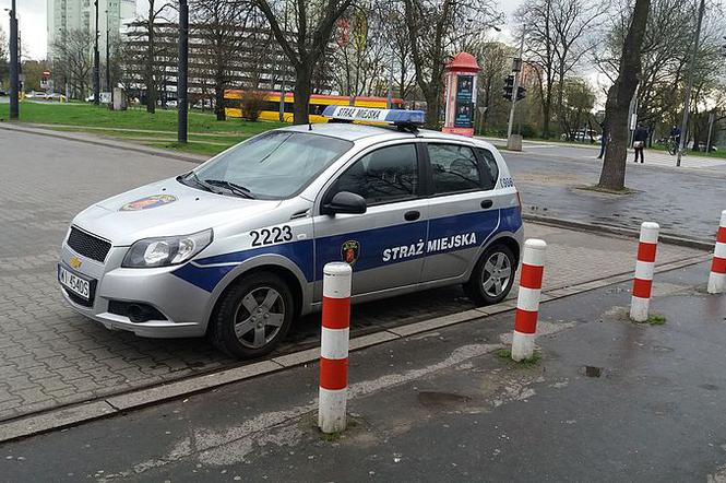 Samochód Straży Miejskiej w Warszawie