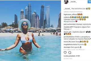 Kazadi w bikini chwali się wakacjami w Dubaju 
