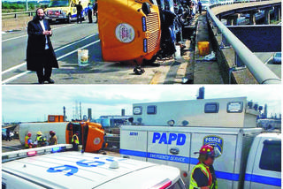 Dramat w drodze do parku