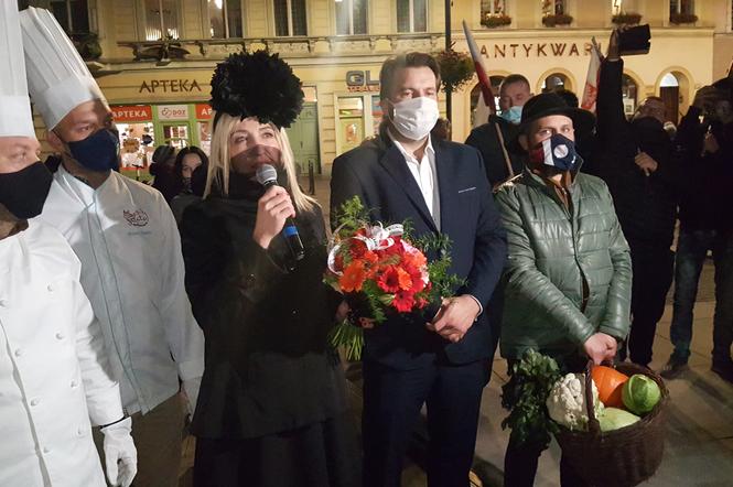 Protest branży gastronomicznej w Bydgoszczy