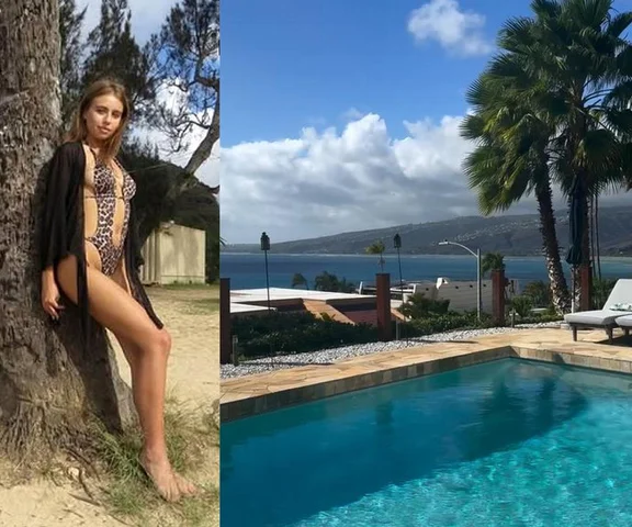 Skąpo odziana Oliwia Bieniuk pozdrawia z Oahu