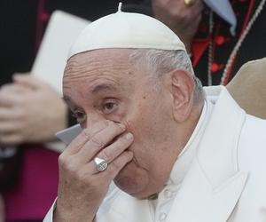  Płaczący papież wczoraj gdy mówił o Ukrainie