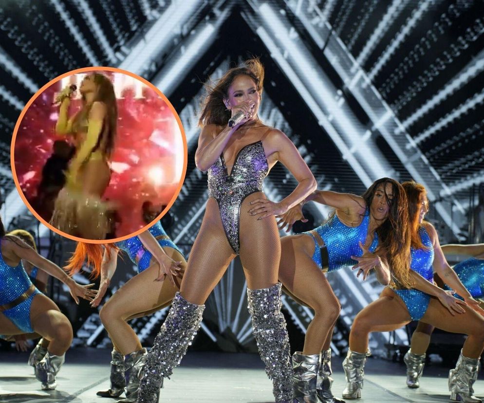 Wpadka na koncercie Jennifer Lopez. Reakcja piosenkarki zachwyciła fanów!