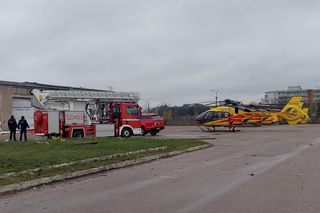 Zawalił się dach hali w Mławie