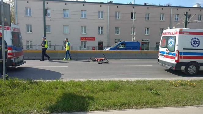 Śmiertelny wypadek w Krakowie. Na przejściu dla pieszych zginął rowerzysta