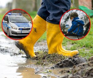 Szokujące sceny na ulicy. Ubłocony 3-latek pił wodę z kałuży. Gdzie byli rodzice?!