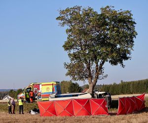 Wypadek Busa z Dziećmi w Miejscowości Lechów 