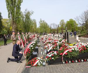 Prezydent upamiętnił ofiary katastrofy smoleńskiej