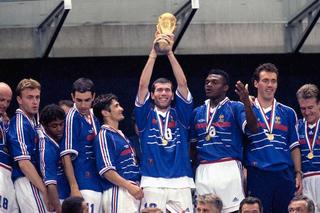 Zinedine Zidane z Pucharem Świata