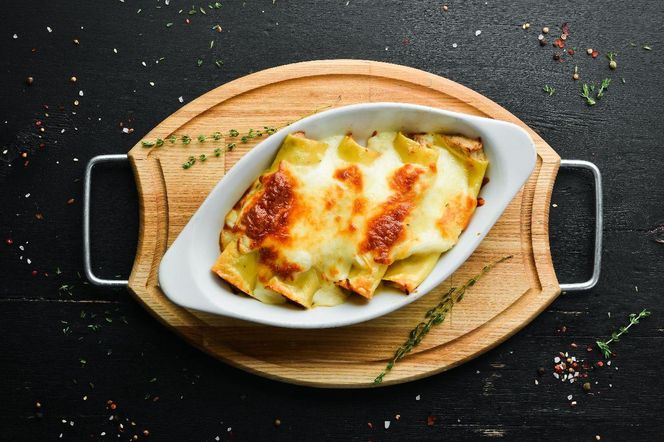 zapiekane serowe cannelloni