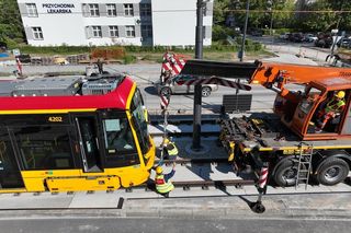 Pierwszy w historii tramwaj pojechał na Stegny