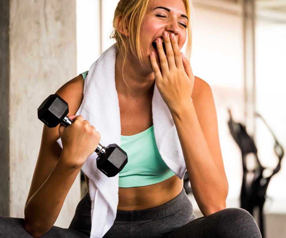 Dlaczego ziewam podczas ćwiczeń?