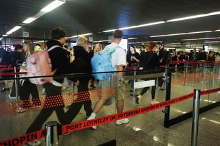 Drony nad Polską. Lotnisko Chopina