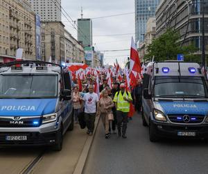 Protest w Warszawie 