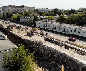 Trwa modernizacja wiaduktów Trasy Łazienkowskiej