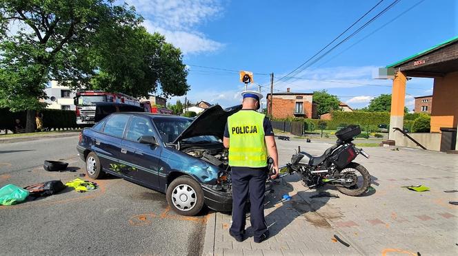 Wypadek w Orzeszu