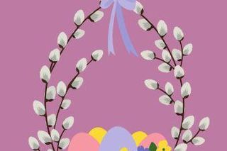 Kartka wielkanocna z życzeniami