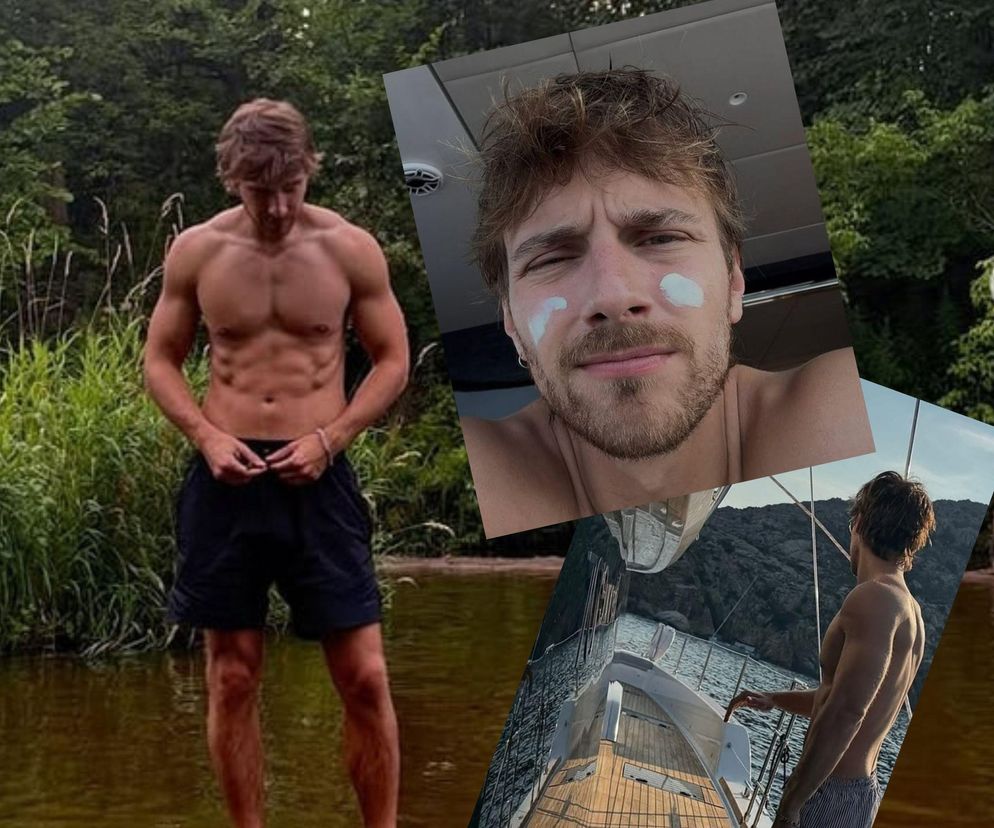 Maciej Musiał na jachcie pokazuje klatę! 30-latek w życiowej formie