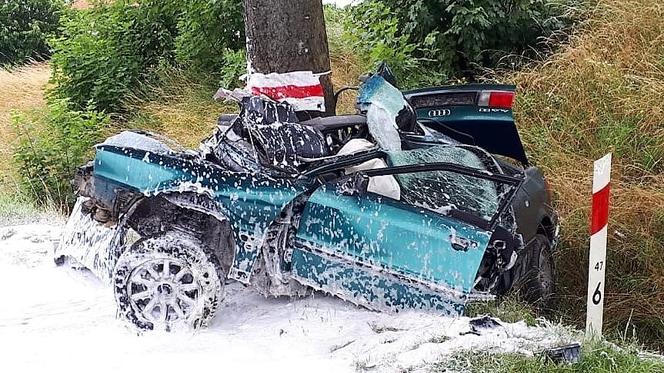 Rozbite samochody marki Audi