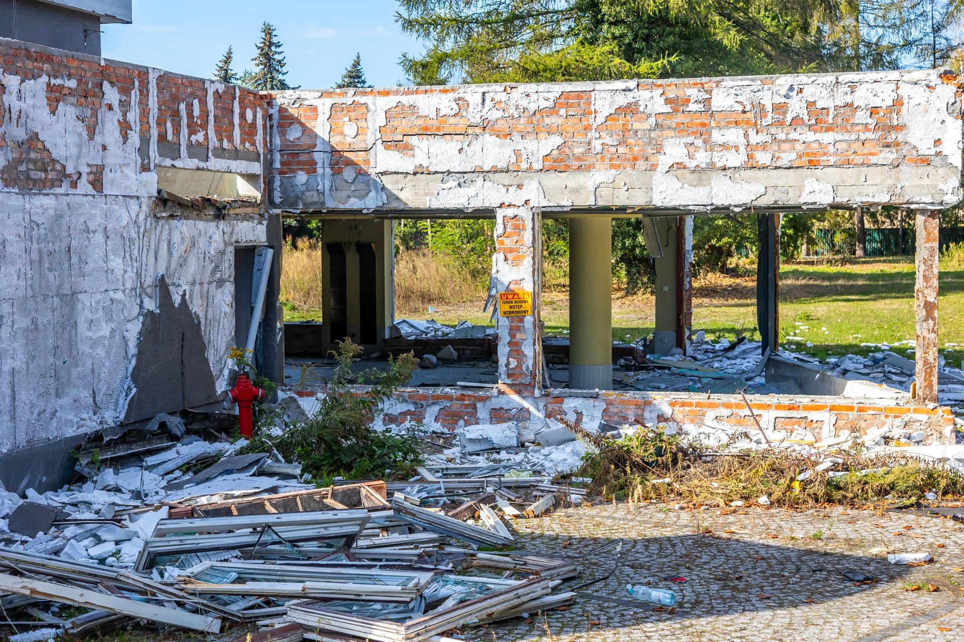 Opuszczona willa przy Ryżowej 72 w Warszawie