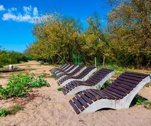 Plaża przy Moście Północnym