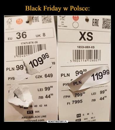 Black Friday w memach internautów