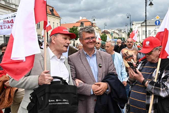 Protest w Warszawie 