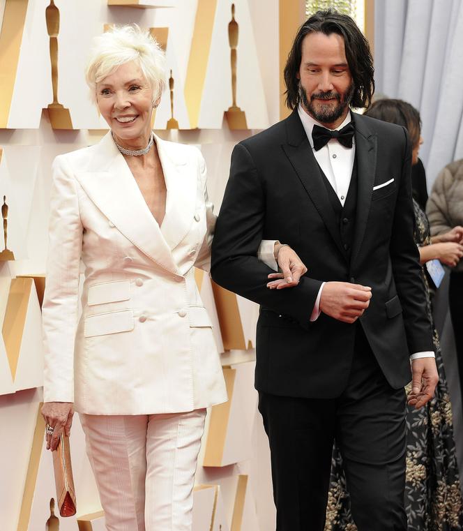 Keanu Reeves i Patricia Taylor na gali Oscary 2020