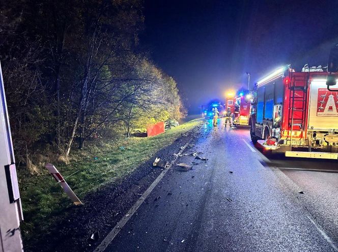 Tragiczny wypadek na DK 15 po Mogilnem. Nie żyje jedna osoba!