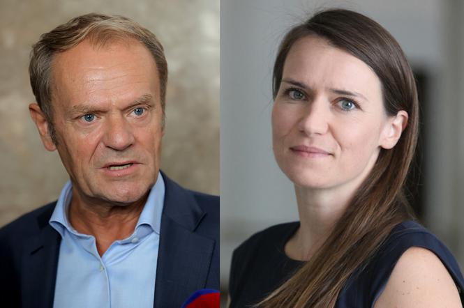 Donald Tusk i Agnieszka Pomaska