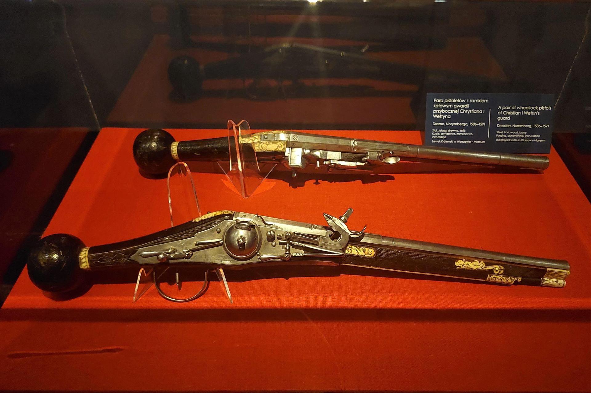 Pistolety z zamkiem kołowym