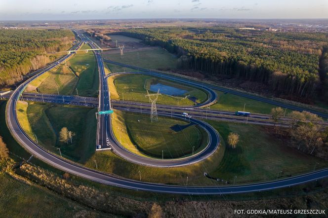 S3 węzeł Goleniów Północ na skrzyżowaniu z S6