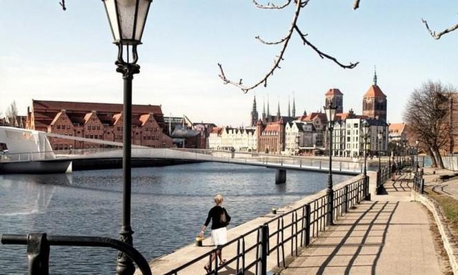 Nowa kładka dla pieszych powstać ma w sąsiedztwie Filharmonii Bałtyckiej. Fot. Pontig