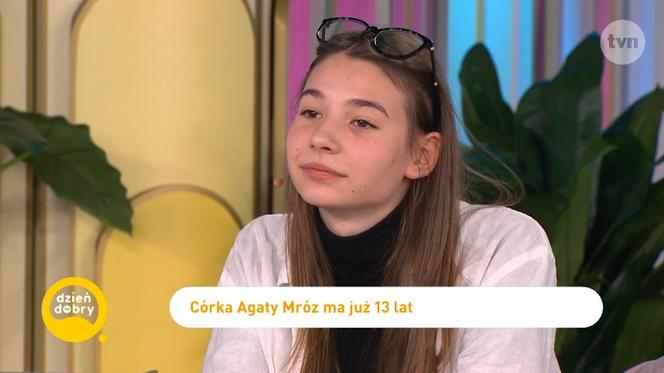 Tak wygląda córka Agaty Mróz, Liliana Olszewska