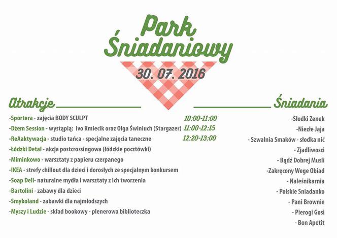 Park Śniadaniowy w Łodzi