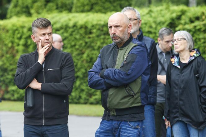 Gwiazdy na pogrzebie Joanny Kołaczkowskiej: Michał Gawliński i Radosław Bielecki