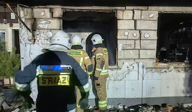 Wybuch gazu w domu jednorodzinnym w woj. lubelskim
