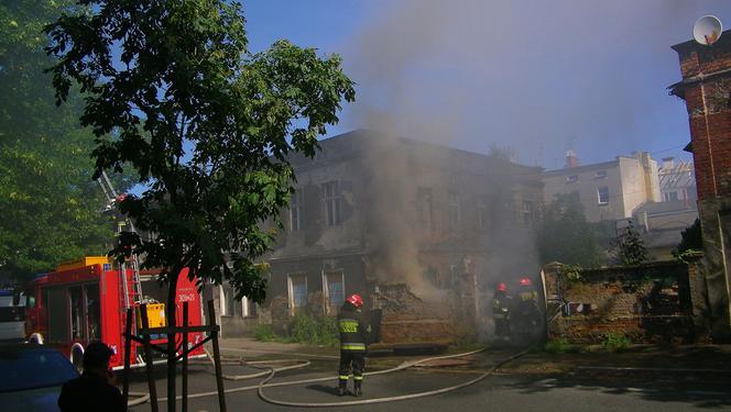 Pożar na Mazowieckiej