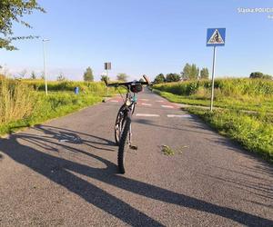 Tragedia w Bieruniu. Kierowca wjechał w cyklistę na przejeździe rowerowym. Mężczyzna nie żyje