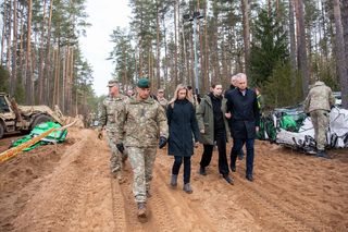 Hercules na litewskim poligonie w Podbrodziu.